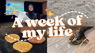 A week of my life as student uitm kbm 🖇️🤍🎀🎈