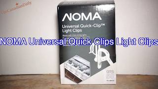 NOMA Universal Quick Clips for Christmas/Summer Lights REVIEW