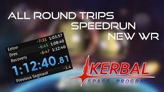 Kerbal Space Program All Round Trips Speedrun [1:12:40] - World Record