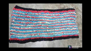 How To Make Simple And Easy Door Mat With Western Cloth At Home(ପୁରୁଣା କପଡା ବ୍ୟବହାର କରି ପାପୋଛ ତିଆରି)