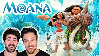 First time watching *MOANA* (the Rock's best movie)