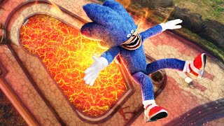 GTA 5 Shin Sonic • Epic Jumping into Lava Pool! (Shin Sonic Tapes)