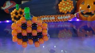 TurboBeads: Jack-o-Lantern Tutorial [Peyote Stitch]