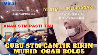 Viral Sosok Guru STM Cantik Bikin Murid Ogah Bolos | Warganet: Bak Bidadari !!