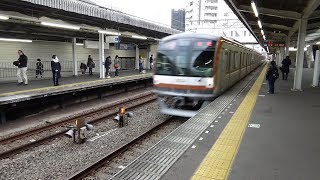 東京メトロ10000系10034F･Fライナー快速急行飯能行き　西所沢駅通過