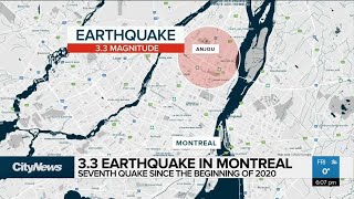 3.3 earthquake in Montreal