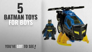 Top 10 Batman Toys For Boys [2018]: Fisher-Price Imaginext DC Super Friends, Batcopter