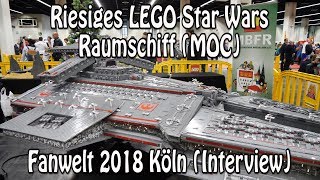 Riesiges LEGO Star Wars Raumschiff (Moc): Interview mit Erbauer