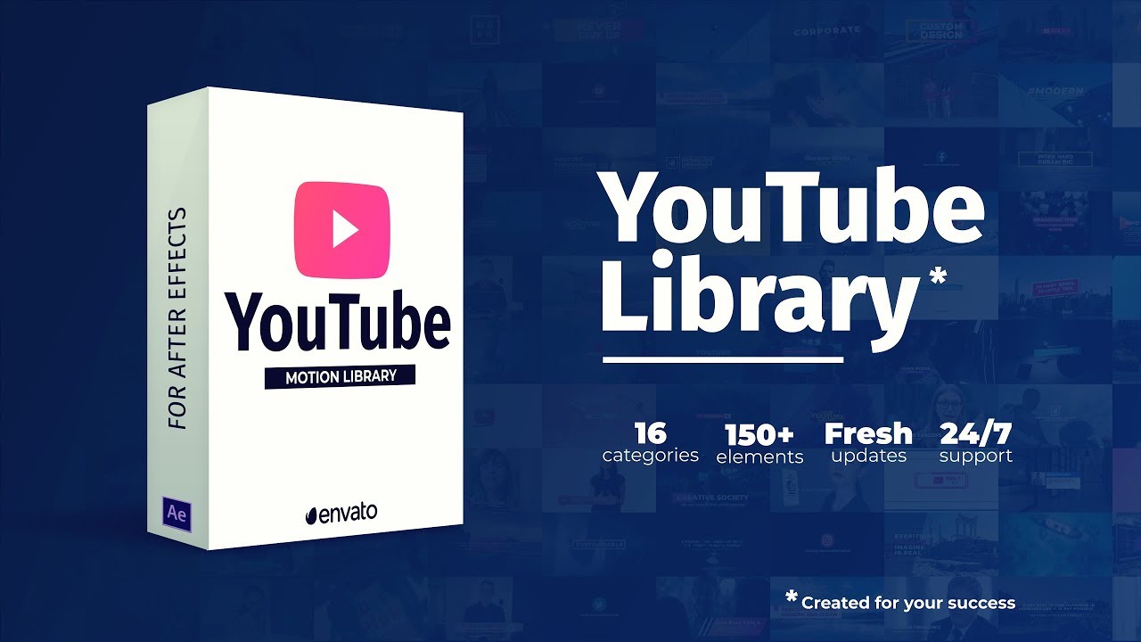 Library After Effects Template Youtube