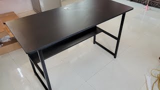 Lắp ráp bàn làm việc chữ U . 120x60