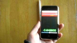 iPhone Accelerometer Experiment