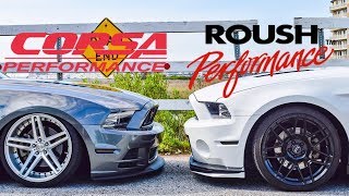 Roush Axle back vs Corsa Sport Axle back | Mustang GT EXHAUST Comparison [2014 S197]