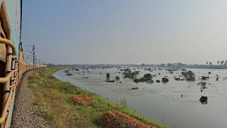 Journey Behind P7 by 56834-32/Virudhunagar-Karaikudi-Trichy Passenger Train(Sivaganga to Tirumayam)