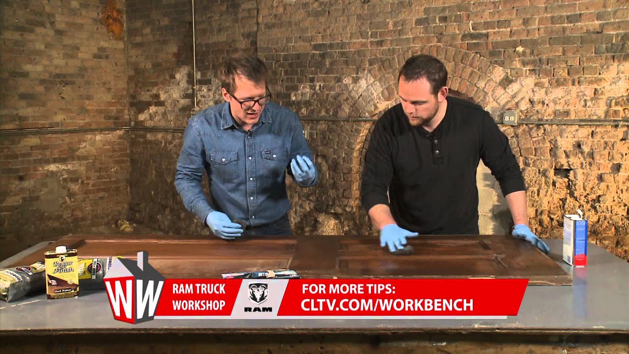 How To Restore A Wood Door Youtube