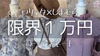 【しまむら】限界プチプラ１万円！ロリィタコーデ【ゴスロリ・ロリータファッション】青木美沙子コラボブランドｍ♡petit by misako