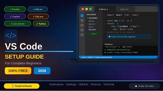 VS Code Setup Most Beginners Get Wrong — Do This Instead (2026) #visualstudiocode #vscodesetup