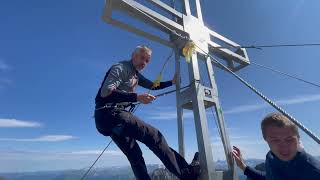 Tübinger Hütte + Gipfelkreuz Reparatur auf der Westl. Plattenspitze (2.883m) vom 14. - 15.07.2024