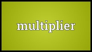 Multiplier Meaning