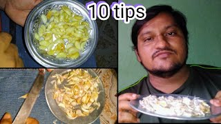 10 Garlic peel removing tips Telugu video వెల్లుల్లి పొట్టు తీసే పది చిట్కాలు తెలుగు subscribe share