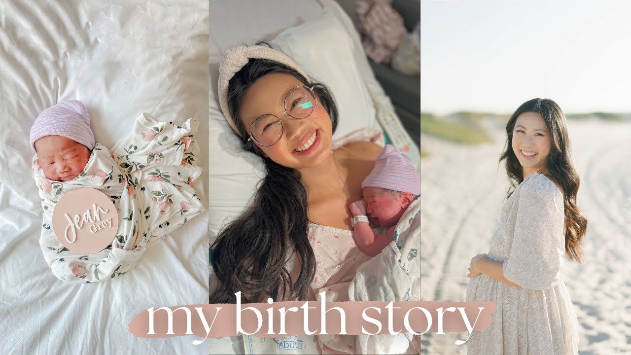 MY POSITIVE BIRTH STORY | Unmedicated + Natural Experience | Baby #2 ...