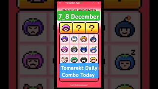 Tomarket Daily Combo Today 7 December | Tomarket Daily Combo Today | Tomarket Combo #tomarket