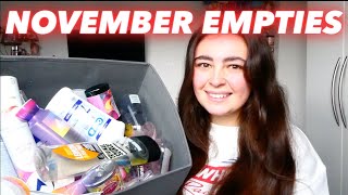 HUGE NOVEMBER EMPTIES | HYGIENE AND HOME FRAGRANCE | BATH AND BODY WORKS THE BODY SHOP | 2024