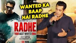 WANTED का बाप है RADHE, Salman Khan Reaction On RADHE Teaser | Dabangg 3 Trailer Launch