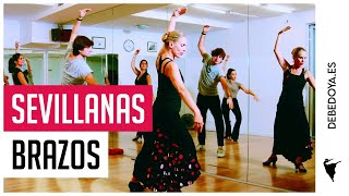 Ejercicio de brazos para bailar Sevillanas