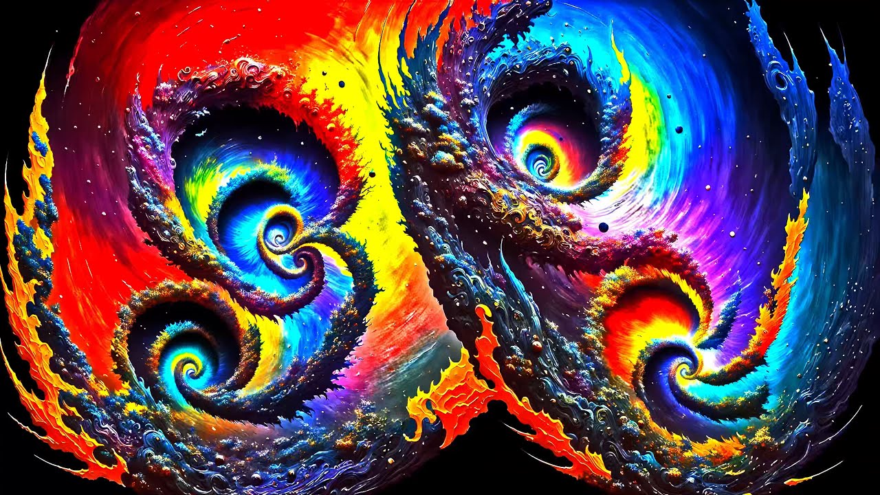 Ai Generated Psychedelic Vortex Visuals Ai Created Animation Video