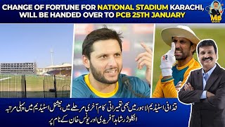 Change of fortune for National Stadium Karachi, will be handed over to PCB 25th January