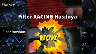 Daihatsu Sigra Pakai Air Filter Racing - OBD2 TEST