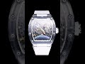 hoafa crystal automatic 3d spaceship watch 2320