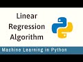 Linear Regression Algorithm in Python Jupyter Notebook | Linear Regression for Machine Learning