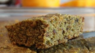 Orange Pistachio Greenies - Brownies Recipe with Pistachio \u0026 Orange