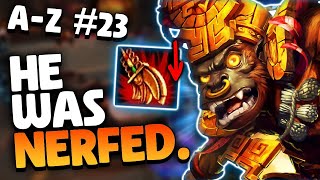 THEY NERFED HIM INTO THE GROUND, YET HES STILL OKAY? - Smite A-Z Hun Batz