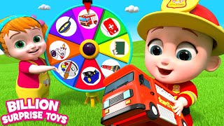Let’s play “spin the wheel”! Are you ready to spin? - Family Playground Story for Kids Ep:4