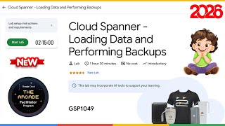 Cloud Spanner - Loading Data and Performing Backups | GSP1049