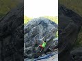 Beach Ball Physics V5 | Hawks Nest WV #bouldering #shorts