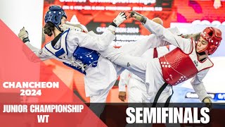 Aminat RAMAZANOVA (AIN) vs Mumune Nur GOZ (TUR) | SF (W-55kg) |Chancheon 2024 WT Junior Championship