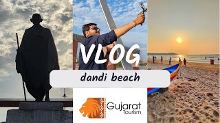 Dandi Beach Navsari Gujarat | Dandi beach | National salt satyagrah memorial | gujarat tourism |vlog