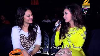 Sonakshi Sinha Interview on Zee Aflam (Zee Cine Awards 2014)