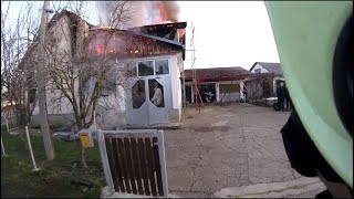 Požar kuće / House fire - Vatrogasci Kozarska Dubica / Fire Station Kozarska Dubica