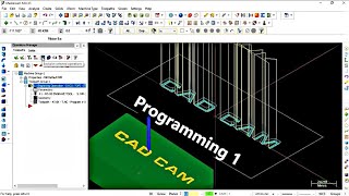 Mastercam Engraving Operation Programming Tutorials - 1