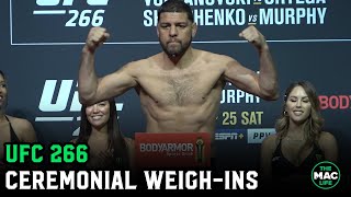UFC 266 Ceremonial Weigh-Ins