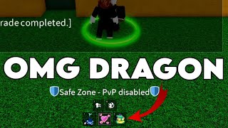 OMGG🐲I rolled DRAGON FRUIT in Blox Fruits!!!