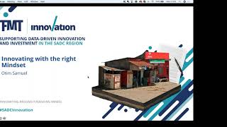 #SADCInnovation, Data driven webinar series 1