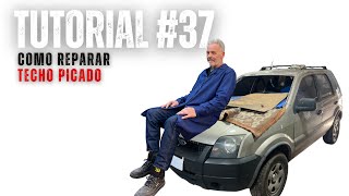 TUTORIAL CHAPISTA  #37 |  CÓMO REPARAR TECHO PICADO