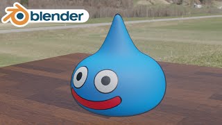 【blender 初心者】超簡単なスライムの作り方！