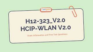 How to Pass H12-323_V2.0 HCIP-WLAN V2.0 Exam | Free Mock Questions