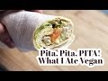 What I Ate In A Day VEGAN #10 // Pita, pita, and more pita!